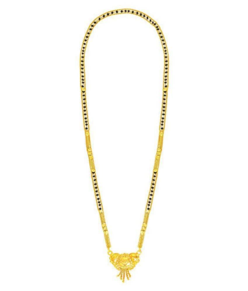 shankhraj mall - Golden Mangalsutra ( Pack of 1 )