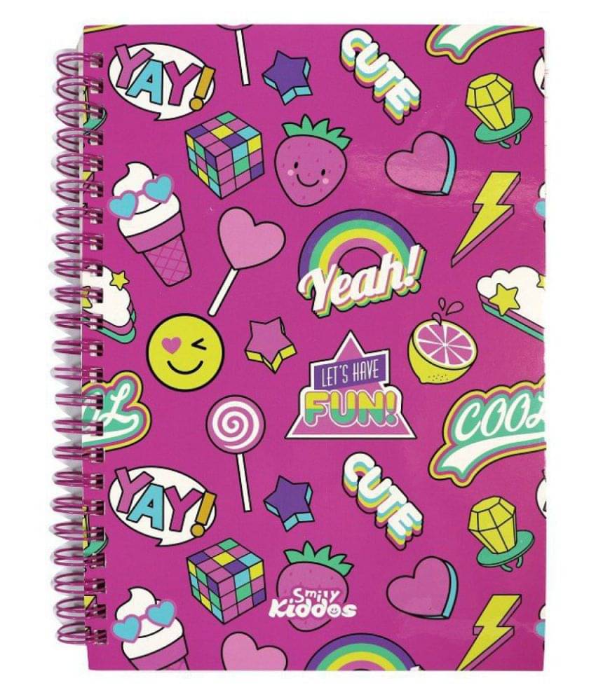     			Smily Kiddos |Smily A5 Lined Notebook (Pink) |Pack of 2 | School Note Books | kids Stationery | School Accessory's | Notebooks for Boys & Girls | Pink Color Note Books for Girls | Retruns Gifts Birthday Party For Boys & Girls |  pack of 3