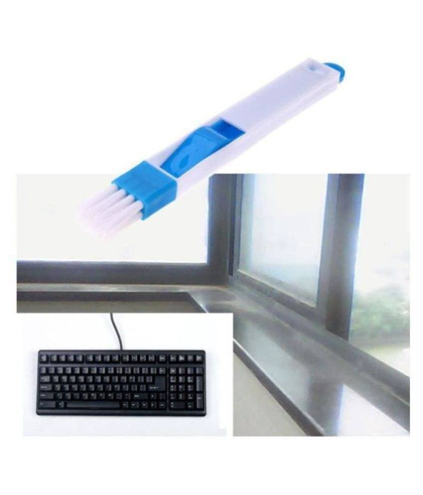     			Window Groove Cleaning Brush Multifunction Brush Glass Washing Brush(Blue)
