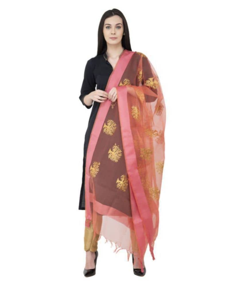 A R Silk Gold Tissue Zari Work Dupatta - Dupattas & Shawls | Buy online on ZillyBuy