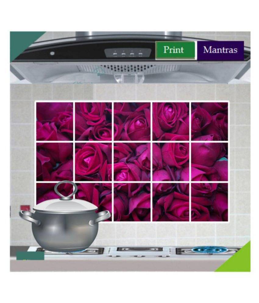     			Asmi Collection Roses Flowers Nature Sticker ( 60 x 90 cms )