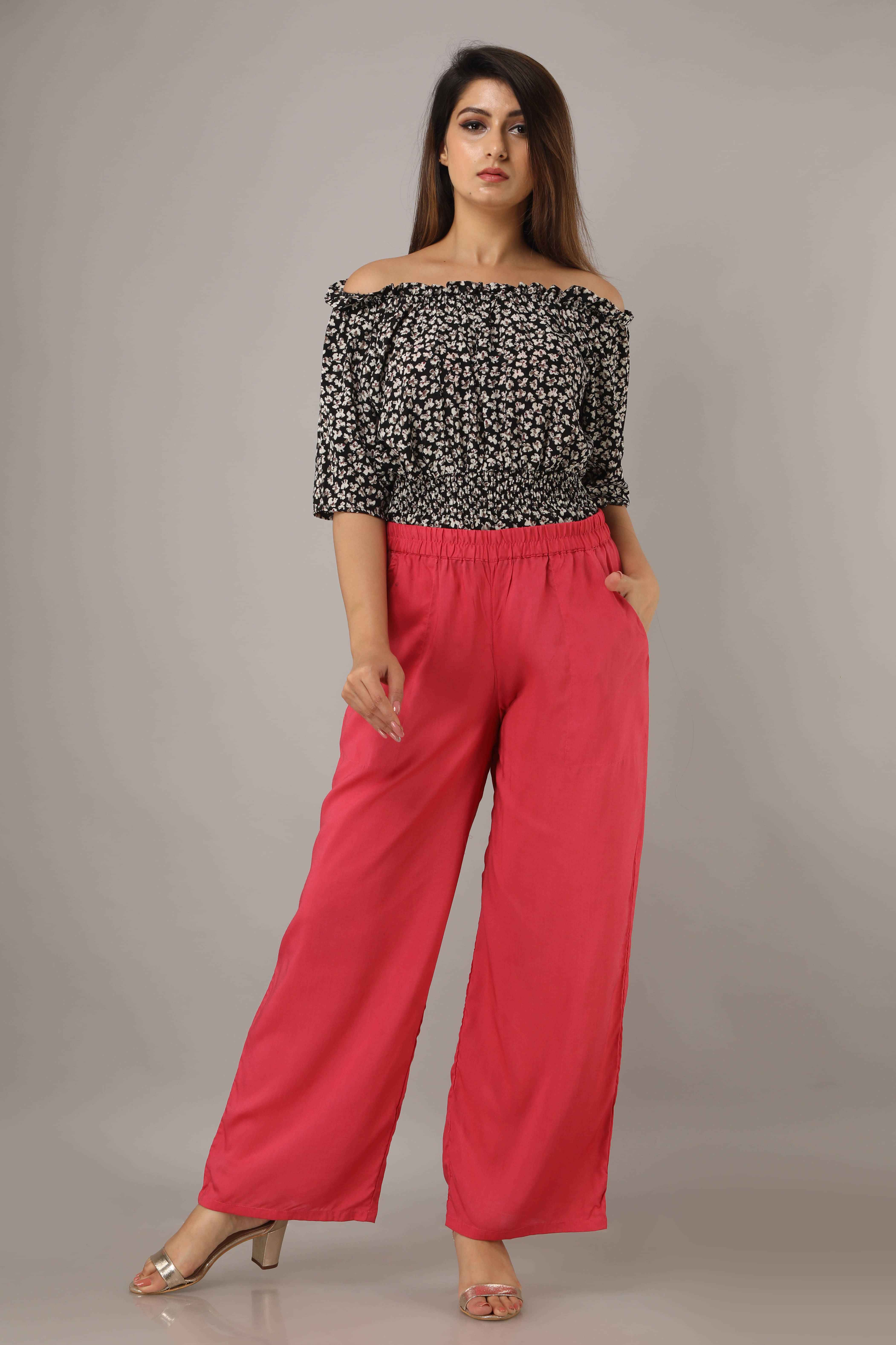 FabbibaPrints Rayon Palazzos FabbibaPrints Rayon Palazzos
