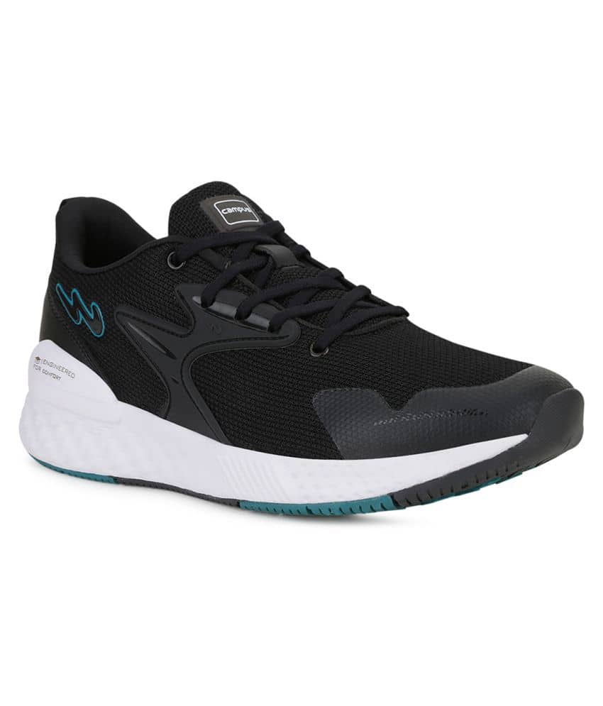 Campus Simon Pro Black Running Shoes - Sports Shoes | Buy online on ZillyBuy