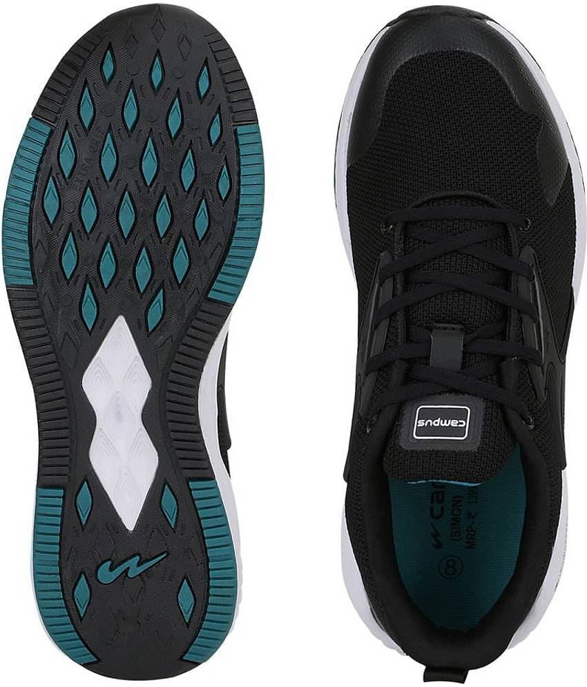 Campus Simon Pro Black Running Shoes