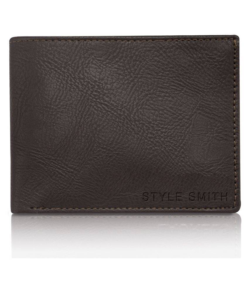     			Style Smith PU Brown Wallet ( Men's Purse )