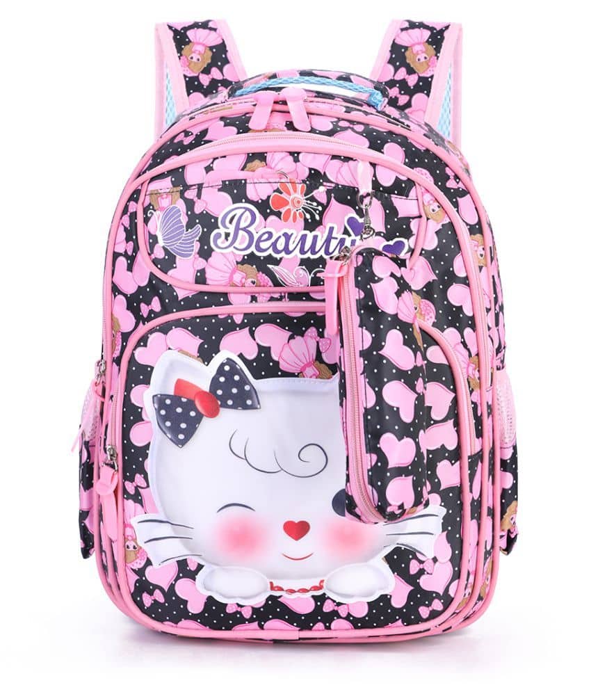 Tinytot 30 Ltrs Black School Bag for Boys & Girls - Handbags | Buy online on ZillyBuy