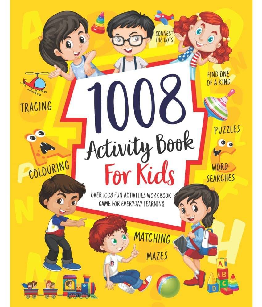 Ultimate Kids Activity Book: 1008 Fun Learning Games & Puzzles!