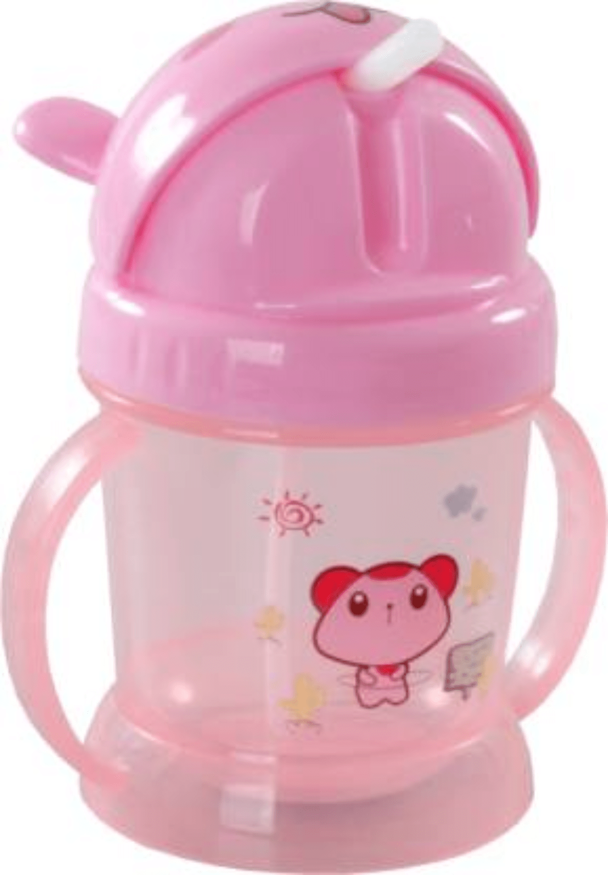     			CHILD CHIC Pink Polycarbonate Straw sippers