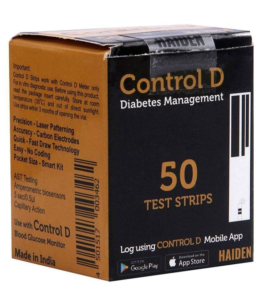     			Control D 50 Test Strips Hdcdstp50