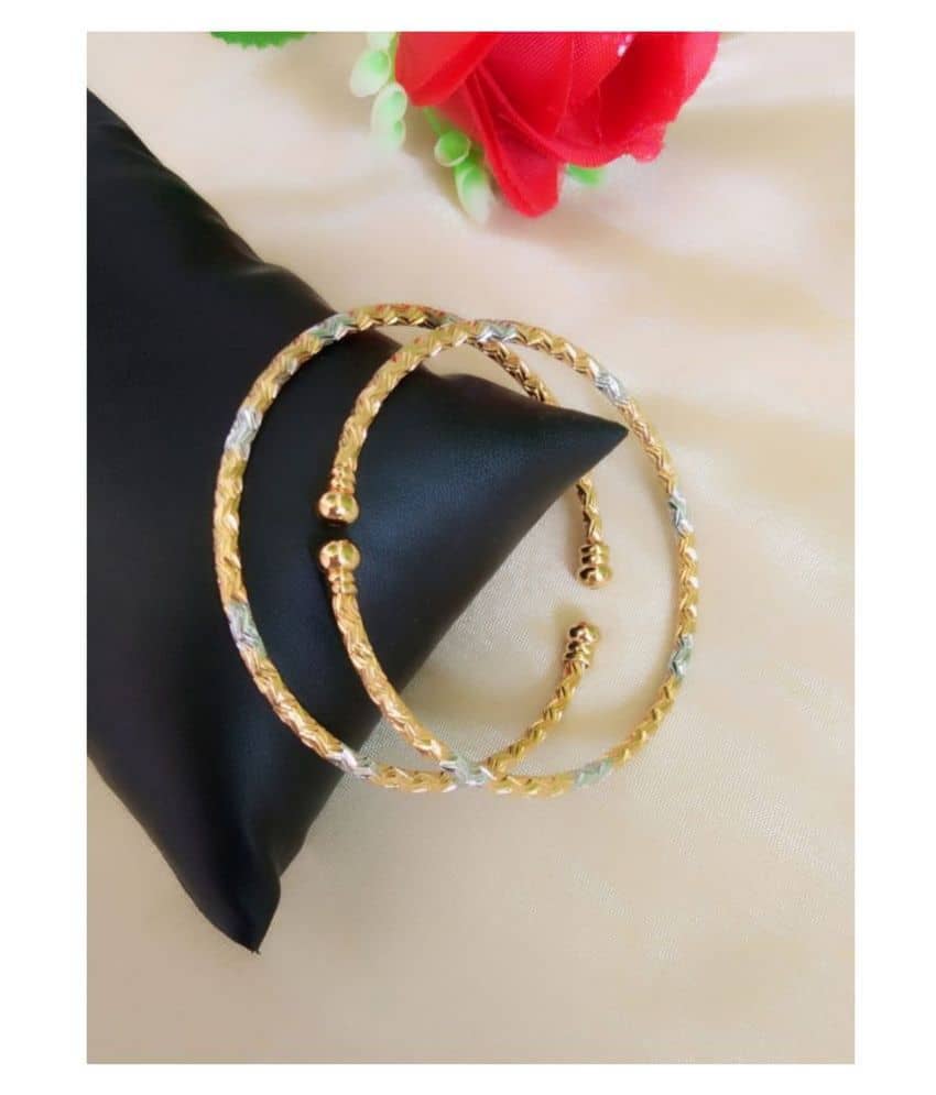 gilher - Gold Kada (Pack of 1) - Bangles & Bracelets | Buy online on ZillyBuy