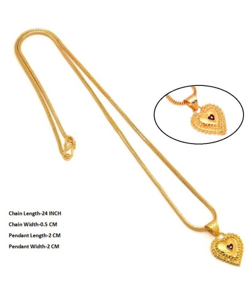 Jewar Mandi - Golden Pendant set ( Pack of 1 )