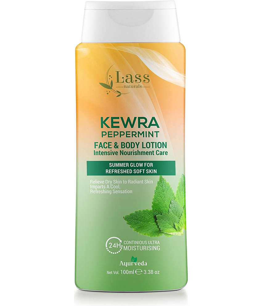 Lass Naturals Kewra Peppermint 24 Hr Moisturising Body Lotion Body Lotion ( 100 mL )