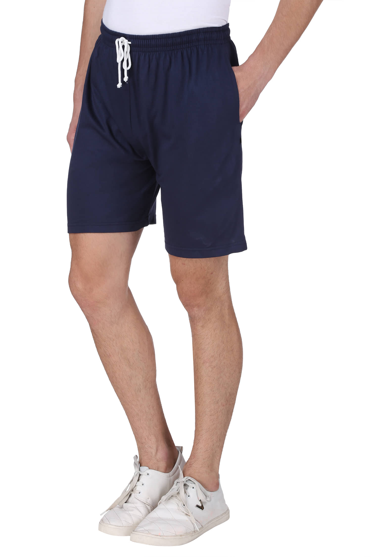 Neo Garments - Navy Cotton Men's Shorts ( Pack of 1 ) - Shorts | Buy online on ZillyBuy