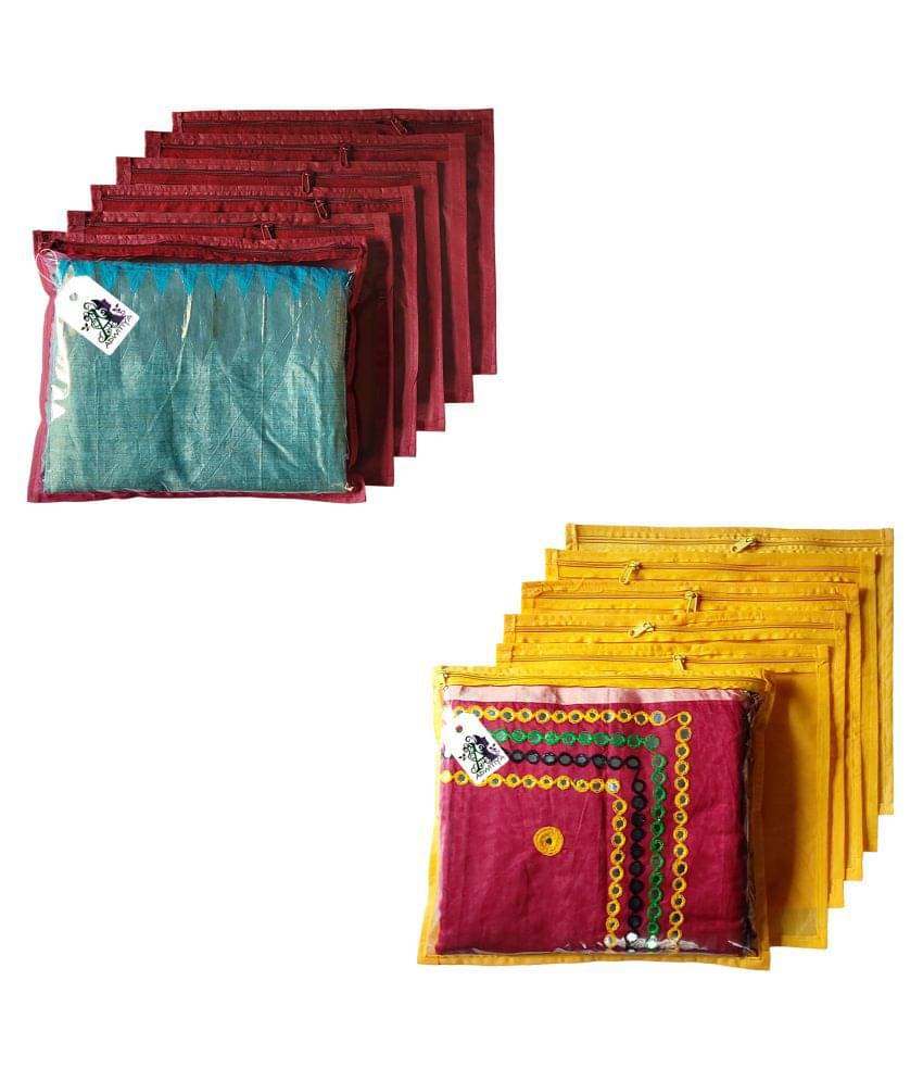     			ADWITIYA Multi Saree Covers - 12 Pcs