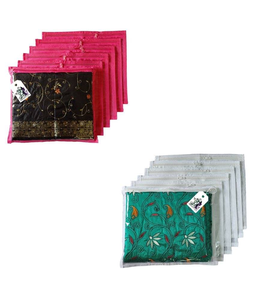 ADWITIYA Multi Saree Covers - 12 Pcs ADWITIYA Multi Saree Covers - 12 Pcs