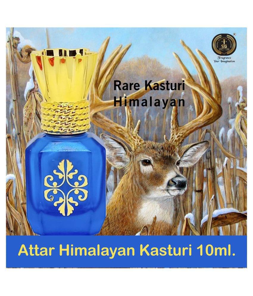 INDRA SUGANDH BHANDAR Attar For Men|Women|Gift New Himalayan Blue Musk|Kasturi Rare Fragrance Of Himalayan Deer Musk -Pure Perfume 24 Hours Long Lasting Fragrance 10ml Rollon Pack INDRA SUGANDH BHANDAR Attar For Men|Women|Gift New Himalayan Blue Musk|Kasturi Rare Fragrance Of Himalayan Deer Musk -Pure Perfume 24 Hours Long Lasting Fragrance 10ml Rollon Pack
