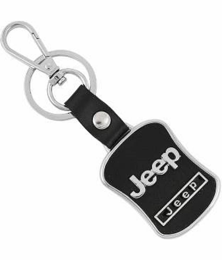 Jeep Leather Metal Hook Locking Key Chain - Jewellery Sets | Buy online on ZillyBuy