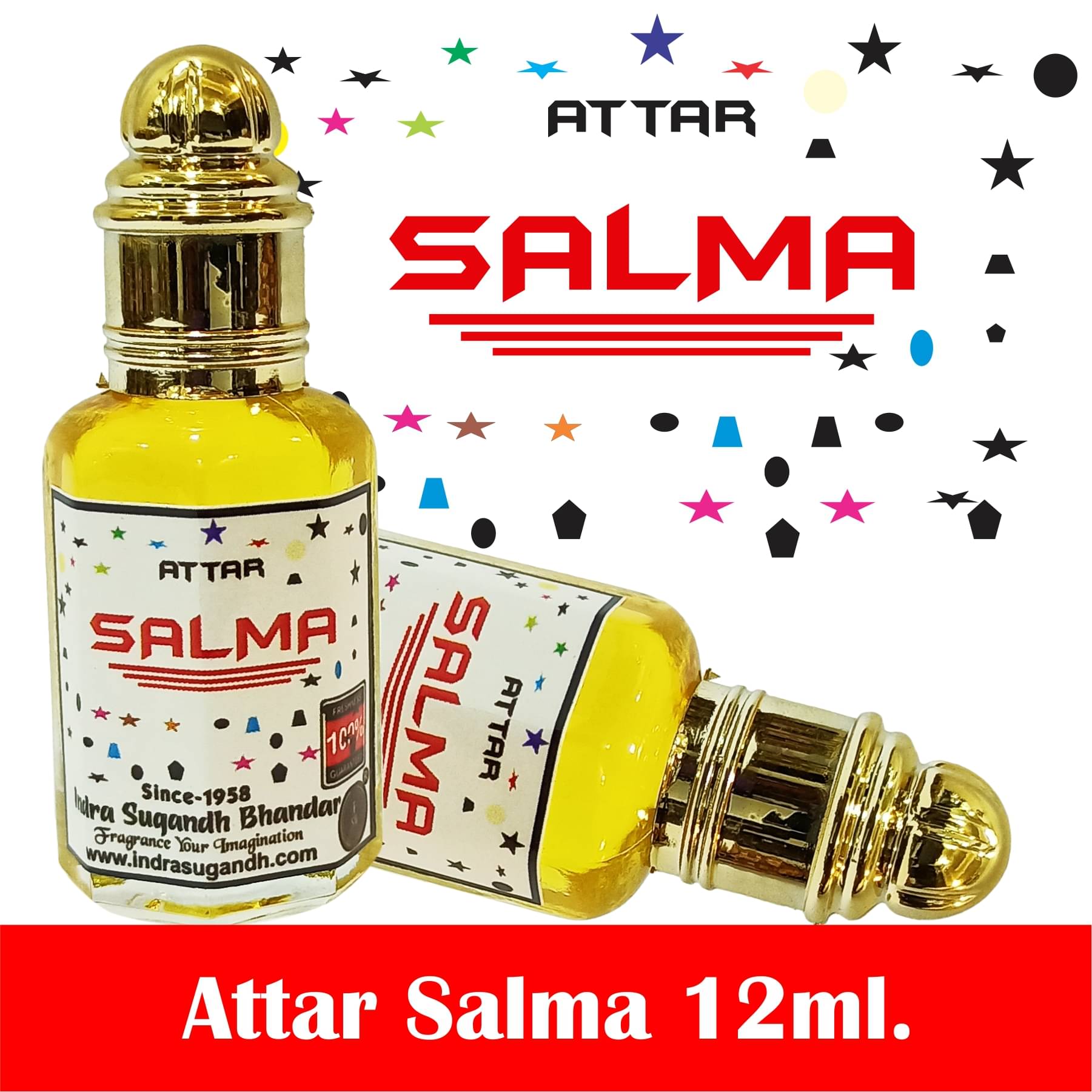     			INDRA SUGANDH BHANDAR - Salma Attar For Men & Women 12ml Pack Of 1