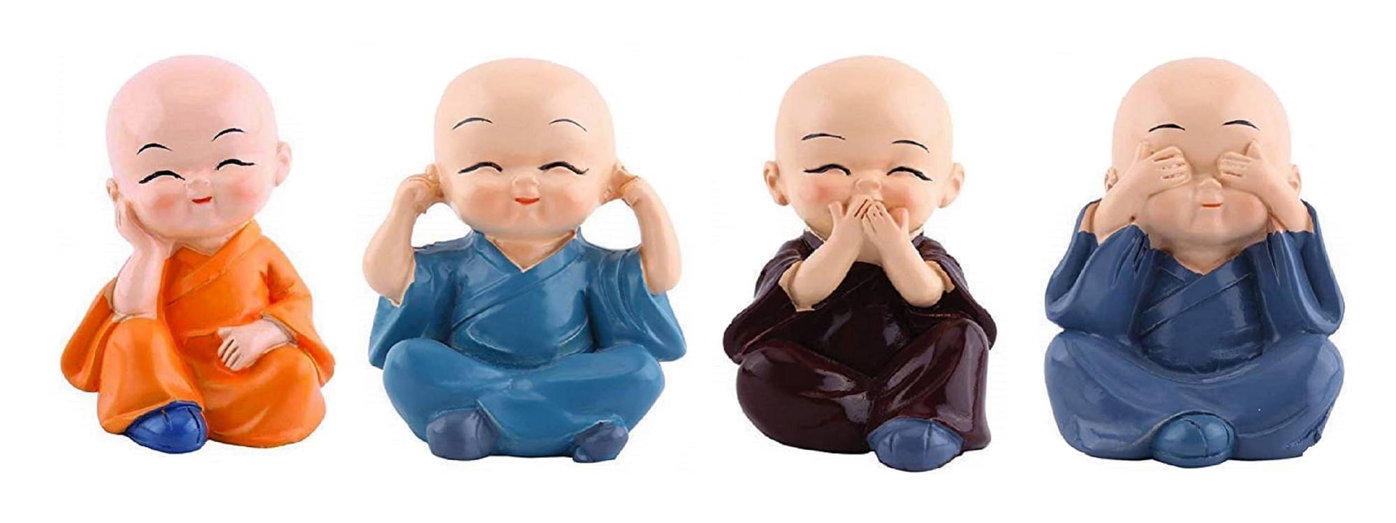 AFTERSTITCH Multicolour Resin Figurines - Pack of 4 AFTERSTITCH Multicolour Resin Figurines - Pack of 4