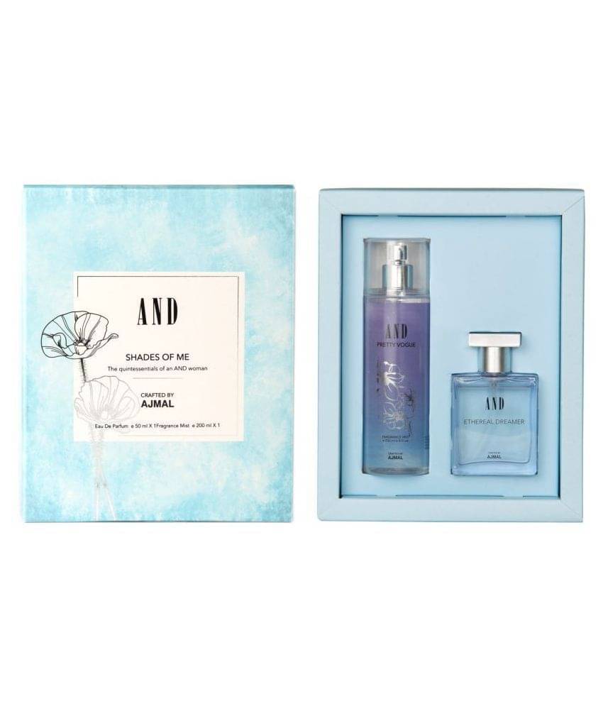 AND Ethereal Dreamer Eau De Parfum 50ML & Pretty Vogue Body Mist 200ML for Women Crafted by Ajmal AND Ethereal Dreamer Eau De Parfum 50ML & Pretty Vogue Body Mist 200ML for Women Crafted by Ajmal