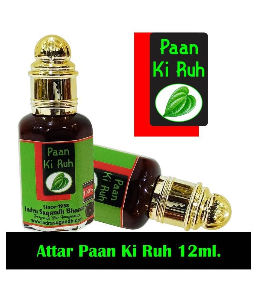     			INDRA SUGANDH BHANDAR - Paan Ki Ruh Attar For Men & Women 12ml Pack Of 1