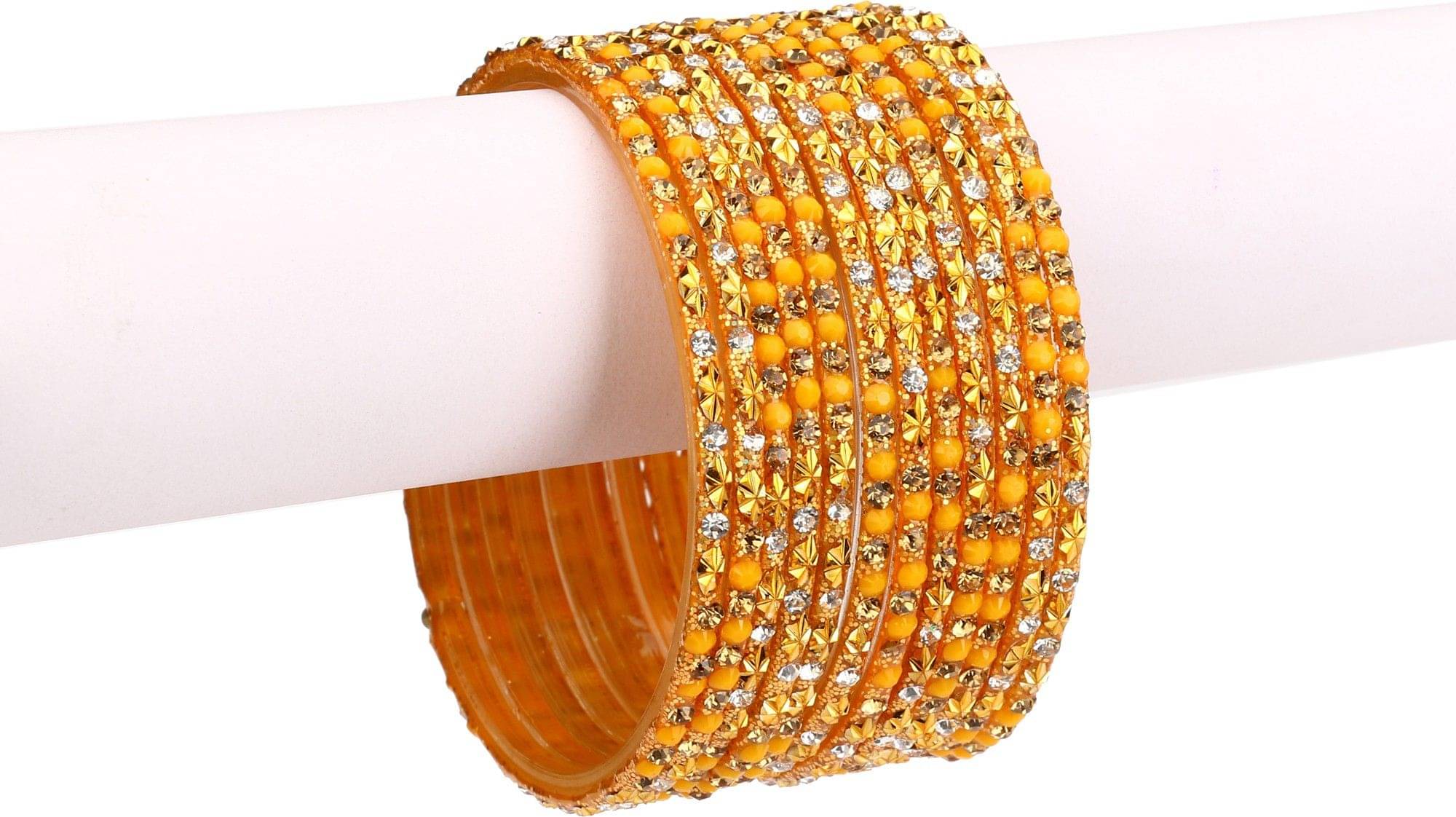 Somil Bangle Party Set Fully Ornamented With Colorful Beads & Crystal With Safety Box-EG_2.2 Somil Bangle Party Set Fully Ornamented With Colorful Beads & Crystal With Safety Box-EG_2.2