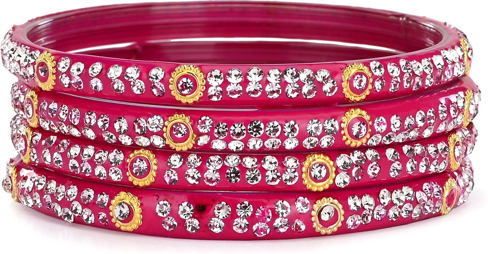 Somil Designer Bridal Glass Bangle Set For Party Marriage, And Function, Ornamented, Colorful -S10_2.4 Somil Designer Bridal Glass Bangle Set For Party Marriage, And Function, Ornamented, Colorful -S10_2.4