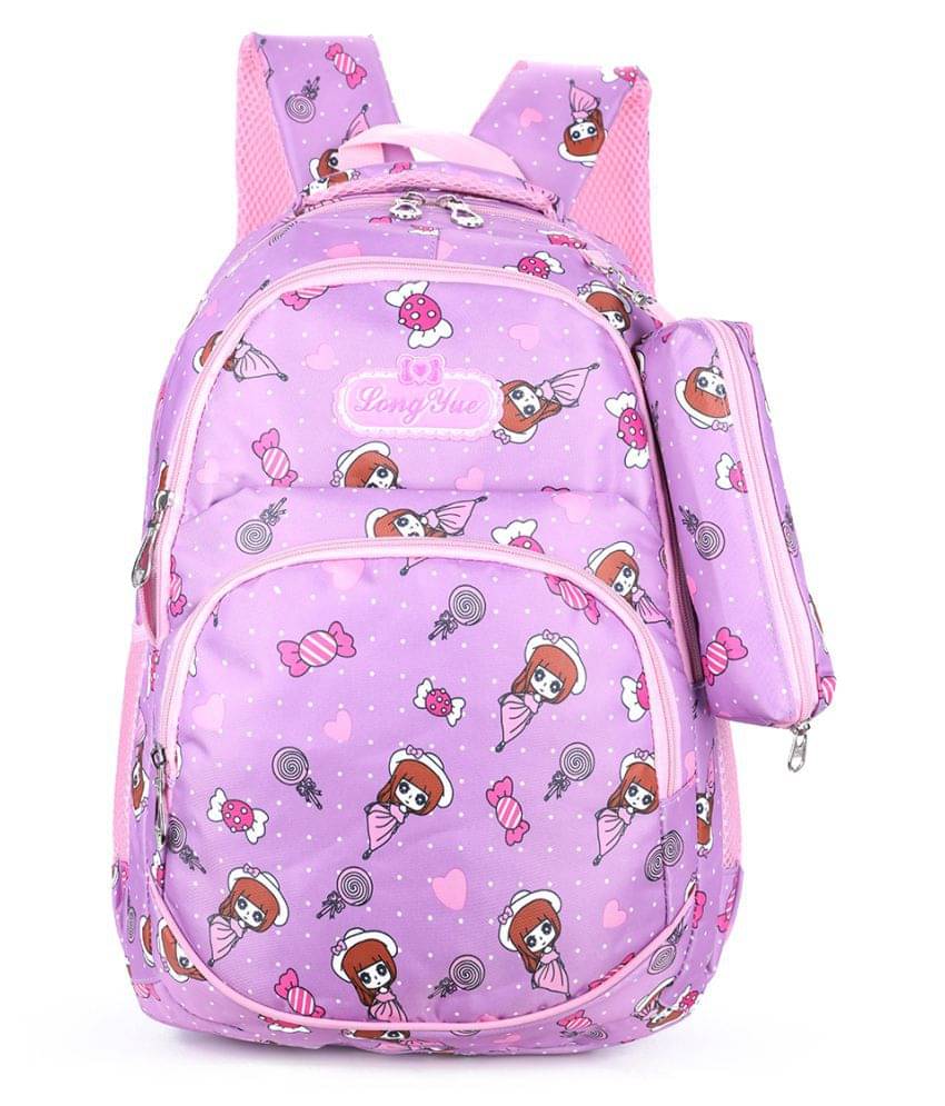     			Tinytot Purple Backpack