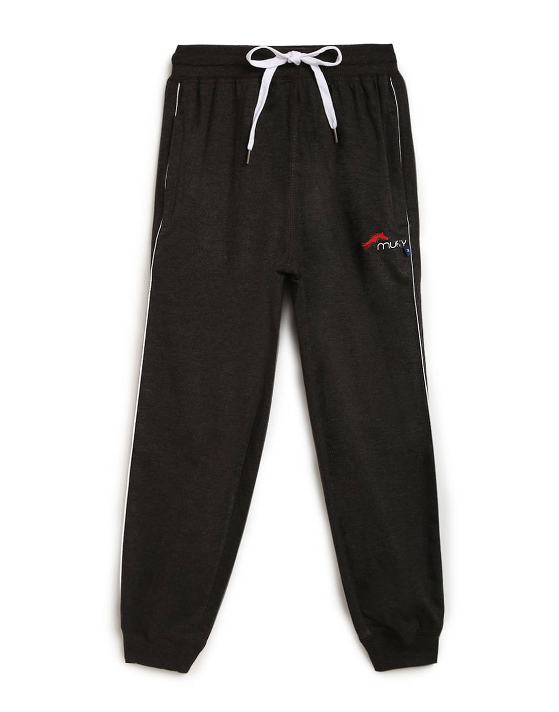     			Muffy Pack of 1 Boys Cotton Trackpant ( Gray )