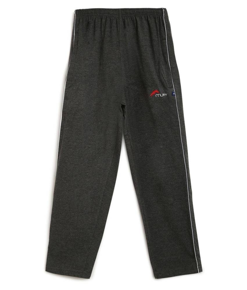     			Muffy Pack of 1 Boys Cotton Trackpant ( Gray )