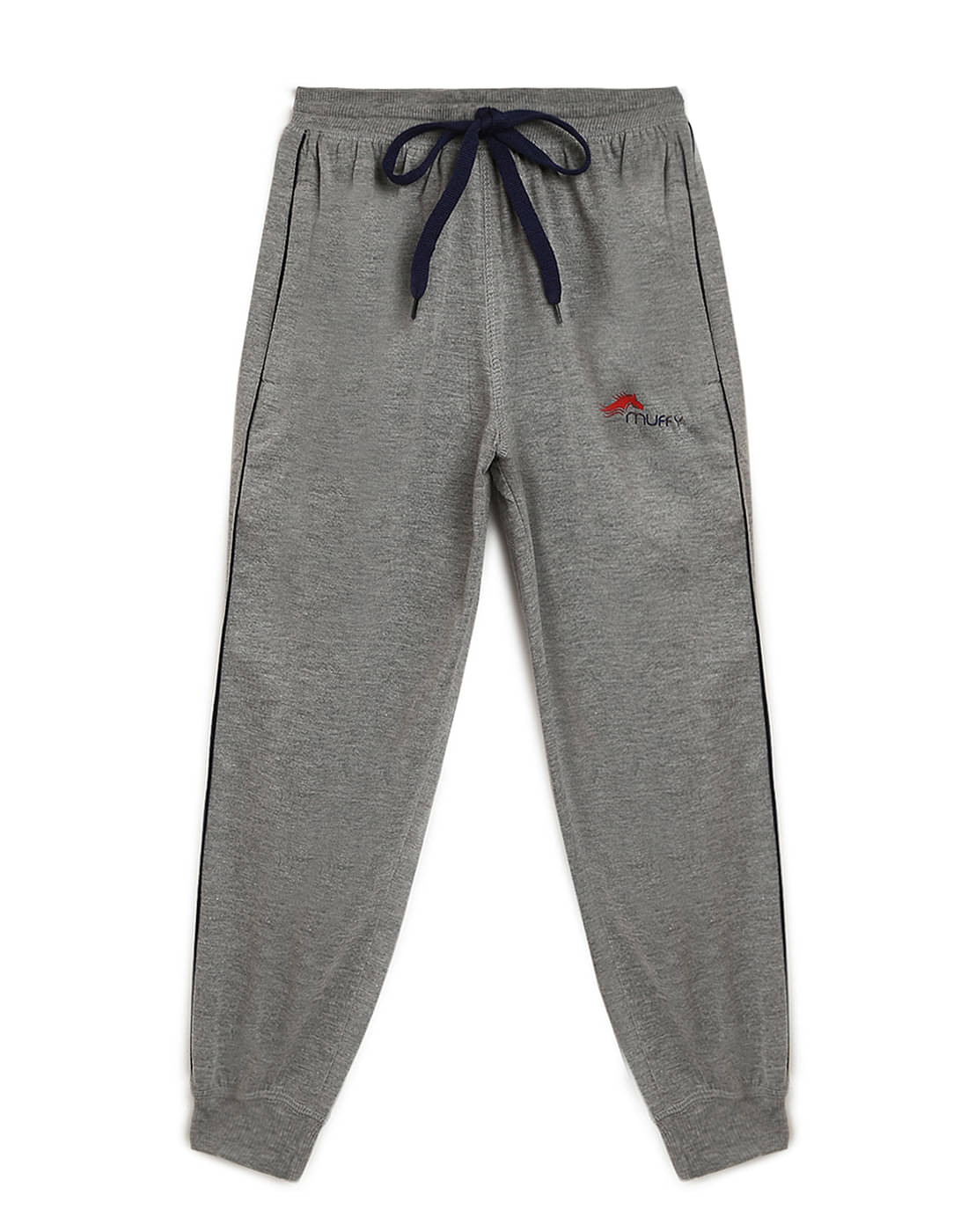     			Muffy Pack of 1 Boys Cotton Trackpant ( Grey )