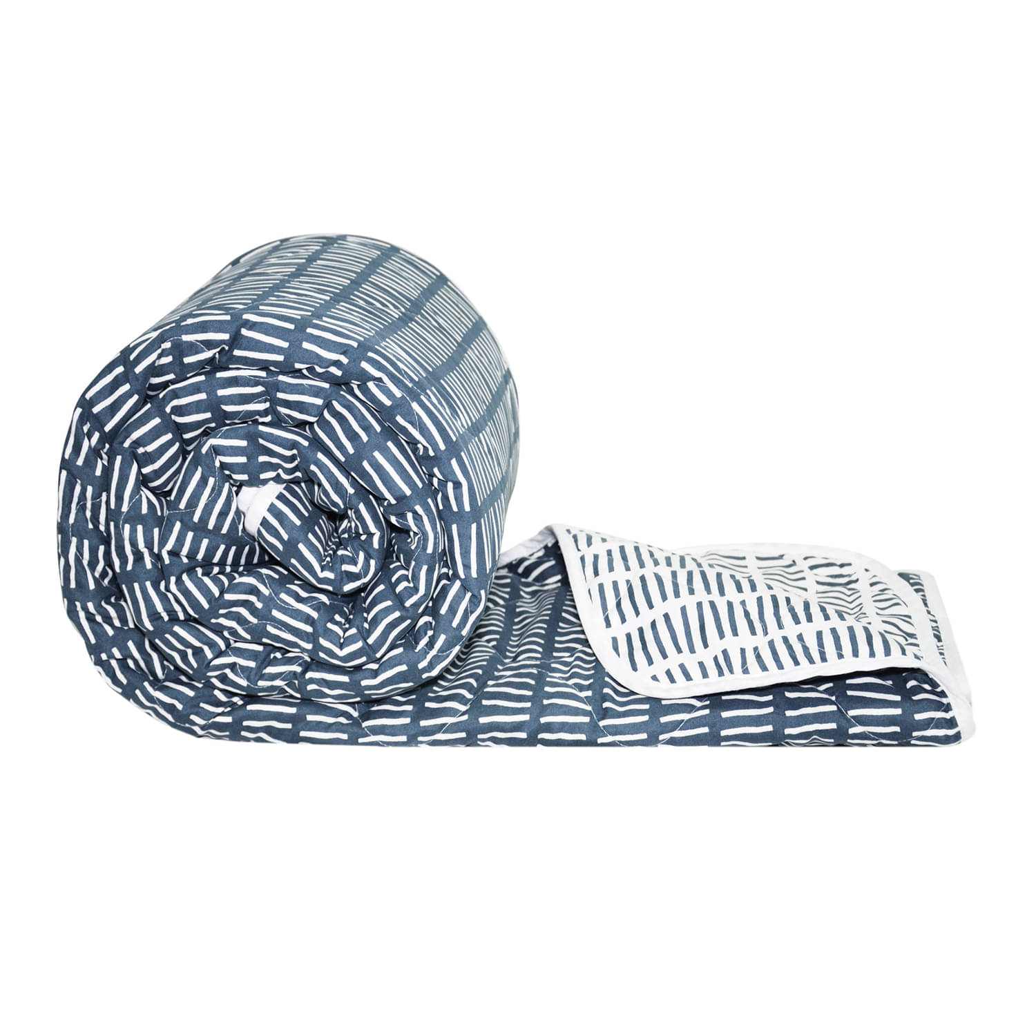 DIVINE CASA Double Polyester Blue Abstract Comforter DIVINE CASA Double Polyester Blue Abstract Comforter
