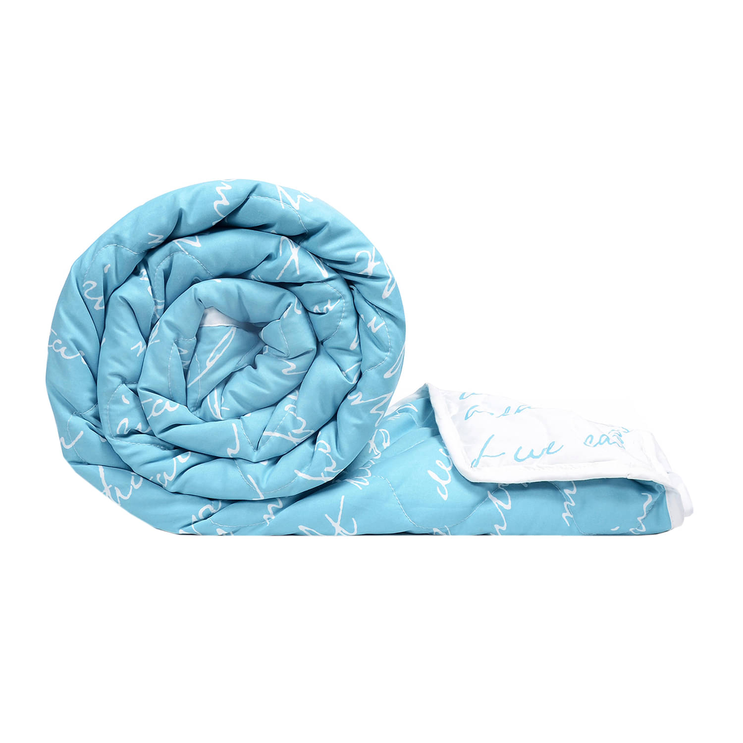     			DIVINE CASA Double Polyester Blue Abstract Comforter