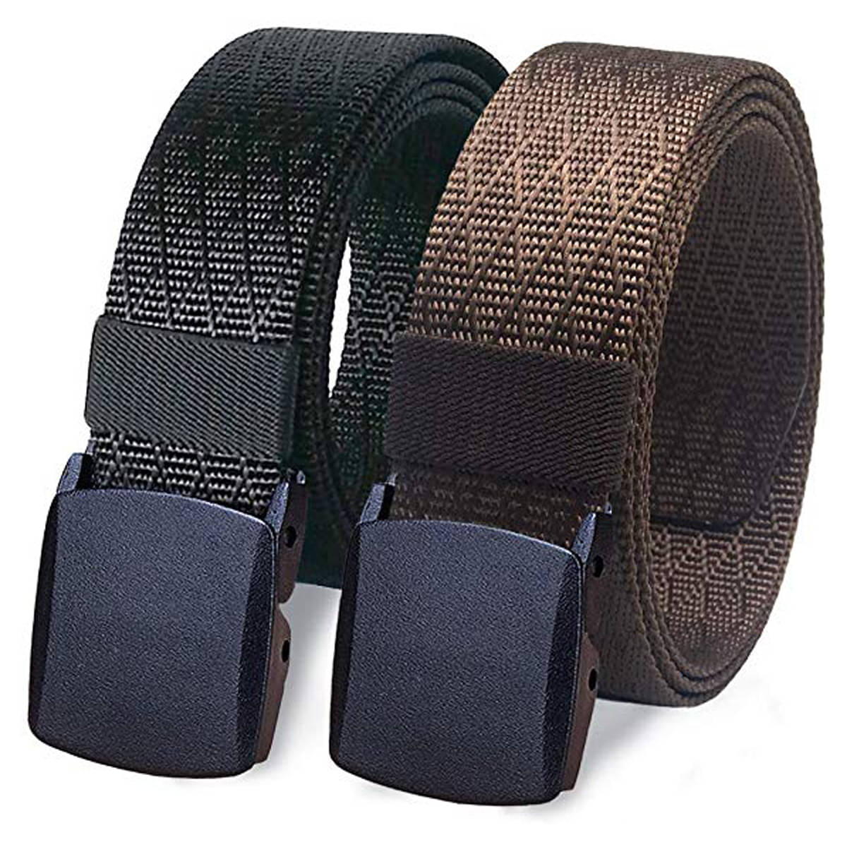     			Edifier - Multicolor Nylon Men's Casual Belt ( Pack of 2 )