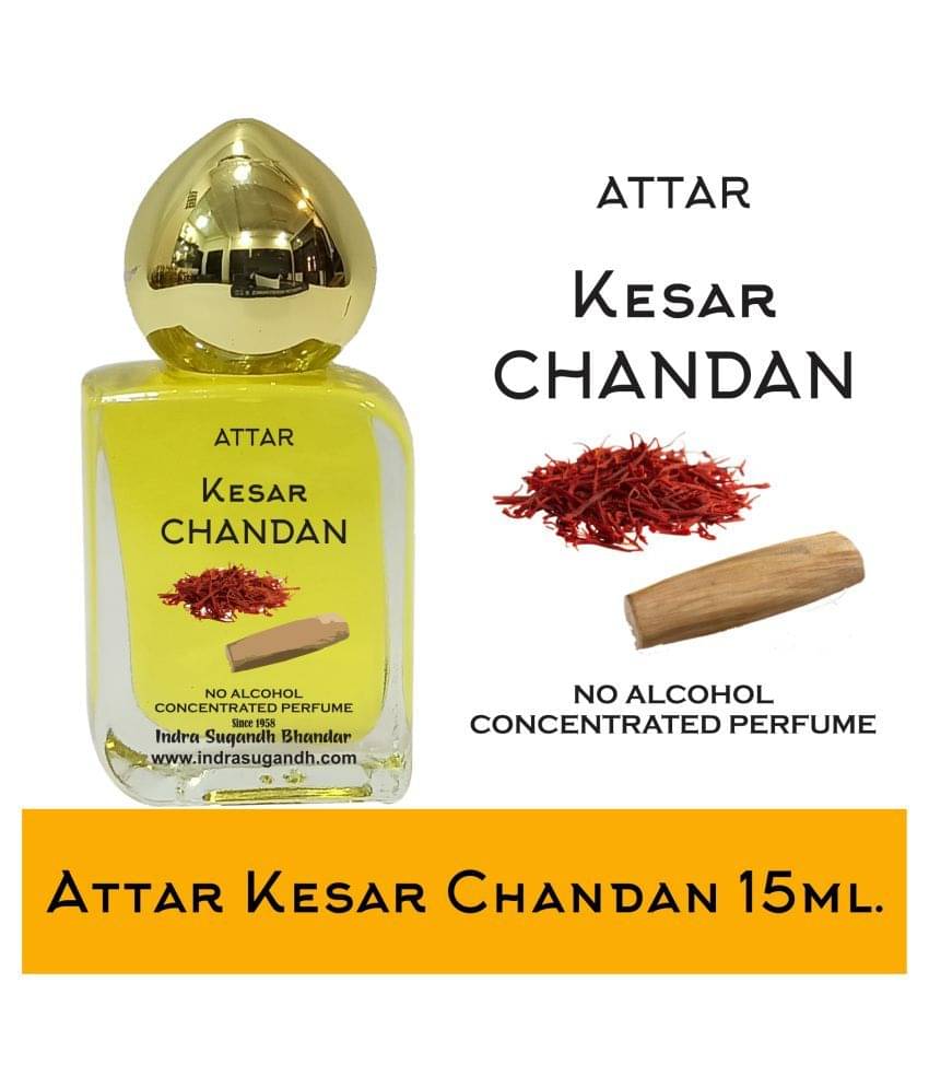 INDRA SUGANDH BHANDAR Attar For Men|Women|Pujan Shahi Kesar Chandan Pure and Original Perfume 24 Hours Long Lasting Fragrance 15ml Rollon Cubic Fancy Pack INDRA SUGANDH BHANDAR Attar For Men|Women|Pujan Shahi Kesar Chandan Pure and Original Perfume 24 Hours Long Lasting Fragrance 15ml Rollon Cubic Fancy Pack