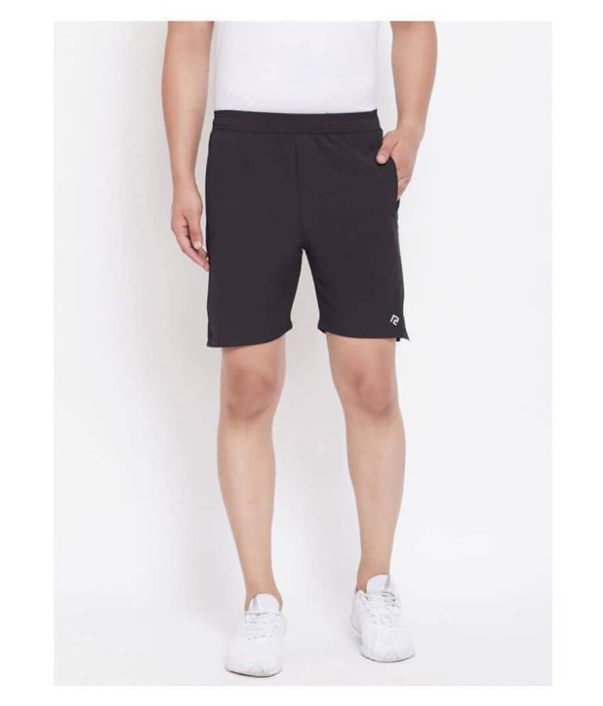 RANBOLT Navy Polyester Lycra Running Shorts - Shorts | Buy online on ZillyBuy