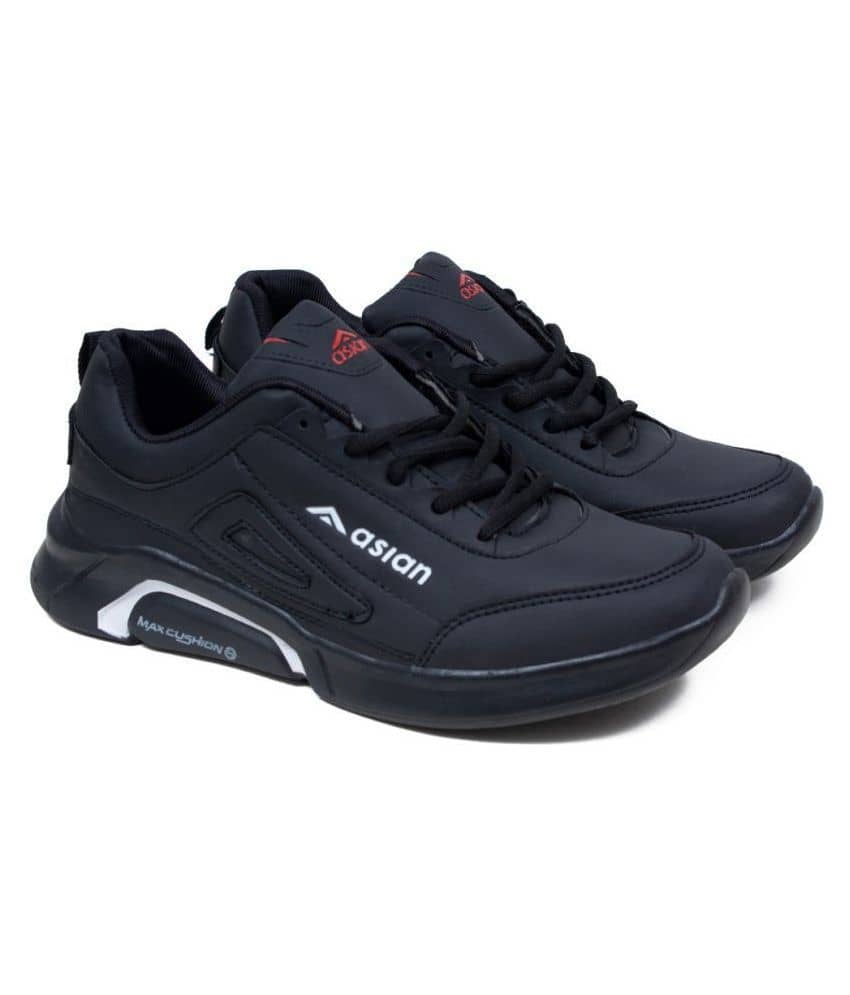 ASIAN Black Running Shoes - Sports Shoes | Buy online on ZillyBuy