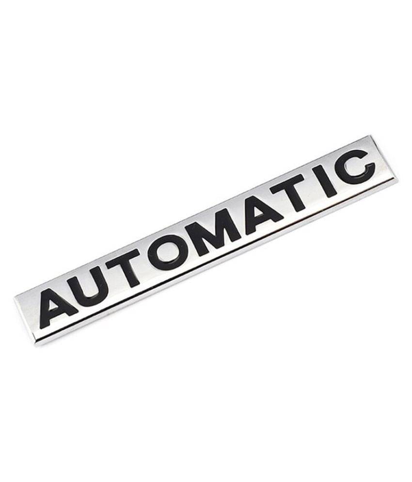     			AutoRight Alphabets & Numerals In Car Sticker Black