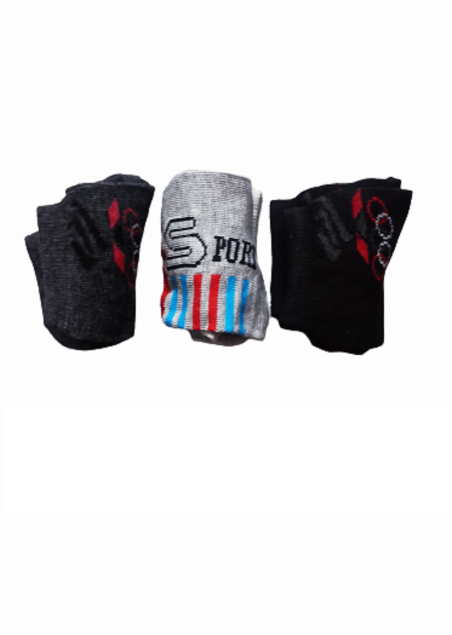     			PENYAN - Woollen Men's Printed Multicolor Ankle Length Socks ( Pack of 3 )