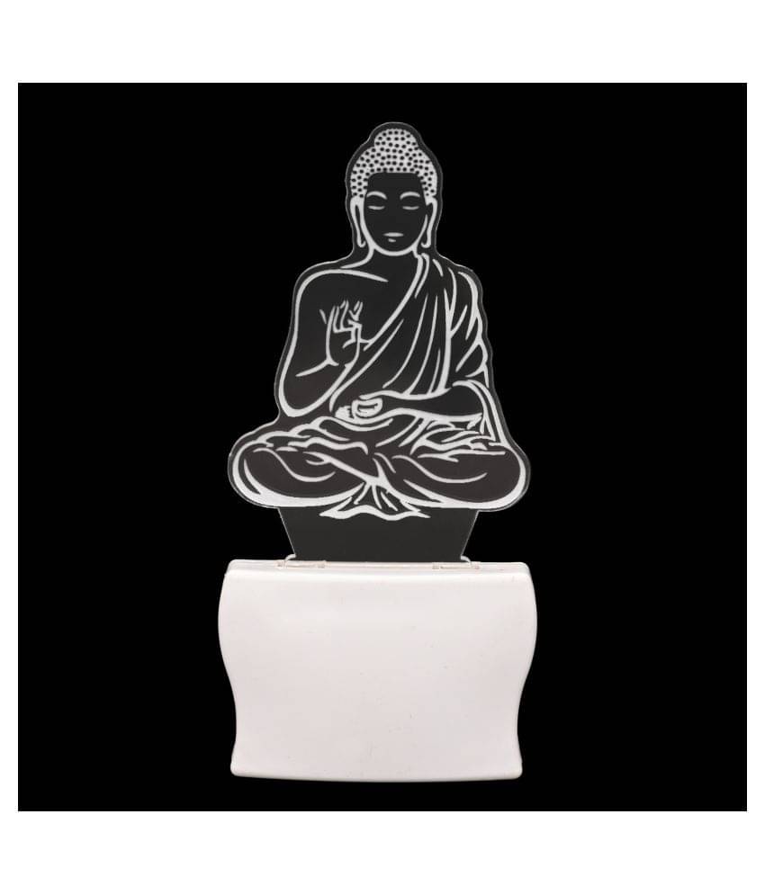 AFAST Budh Bagwan Dhyanam  Night Lamp White - Pack of 1     			AFAST Budh Bagwan Dhyanam  Night Lamp White - Pack of 1