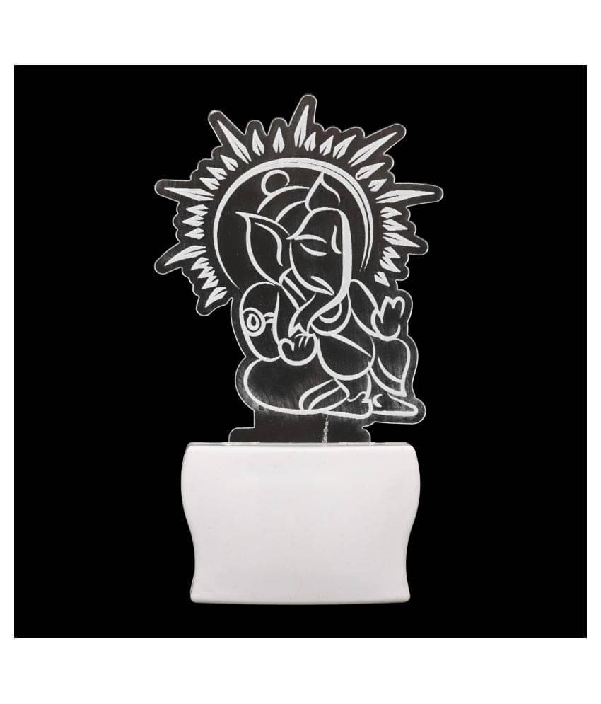 AFAST Ganesha Night Lamp White - Pack of 1 AFAST Ganesha Night Lamp White - Pack of 1