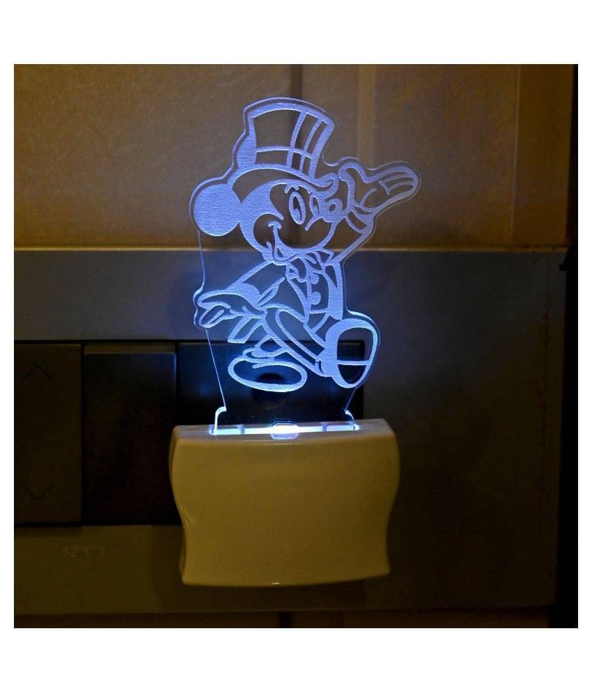     			AFAST Mickey Mouse  Night Lamp White - Pack of 1
