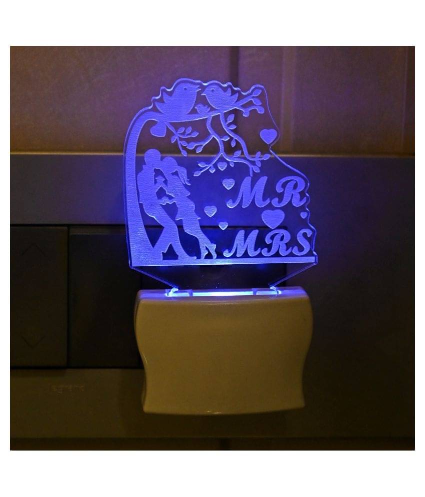 AFAST The Sweet Couple And Birds Night Lamp White - Pack of 1 AFAST The Sweet Couple And Birds Night Lamp White - Pack of 1