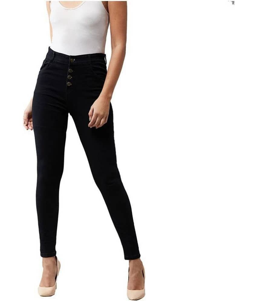 Dolce Crudo Denim Jeans - Black Single - Jeans | Buy online on ZillyBuy