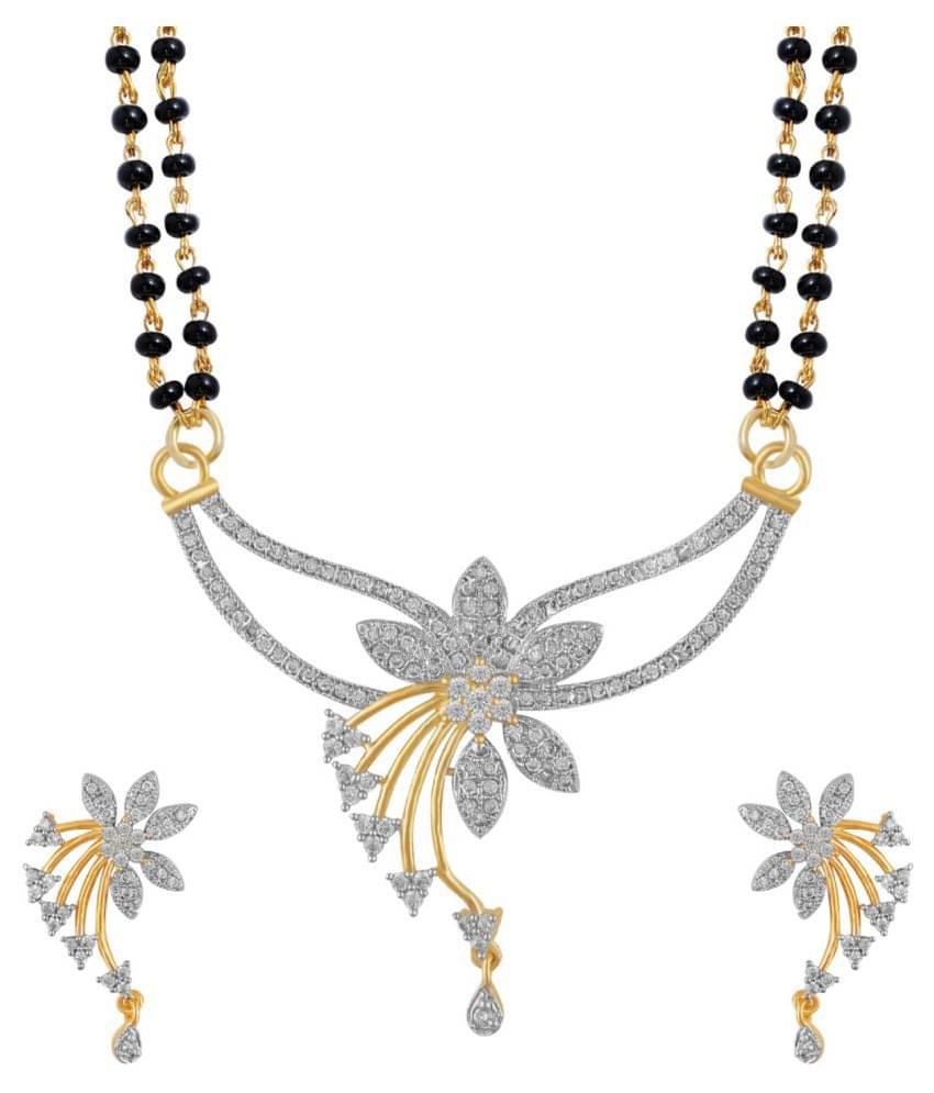 Navya collection american diamond mangalsutra set Navya collection american diamond mangalsutra set