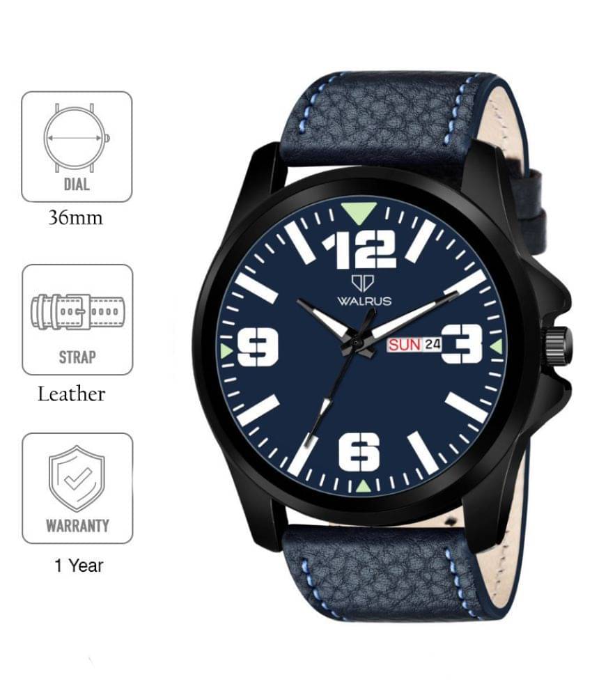     			Walrus WWTM-MVRK-VI-030302 Leather Analog Men's Watch