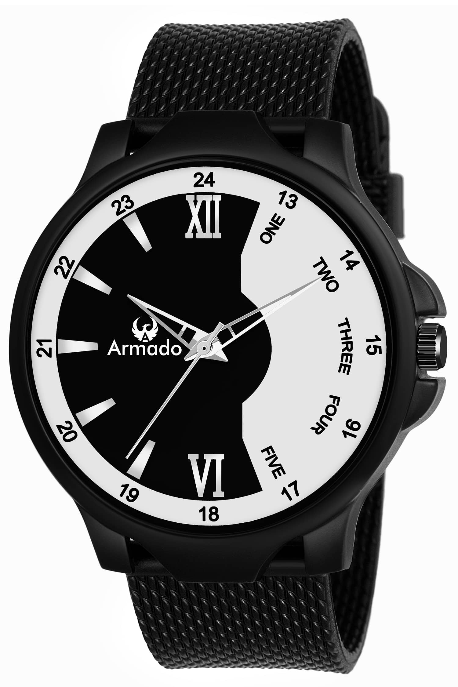 Armado - Black Rubber Analog Men's Watch
