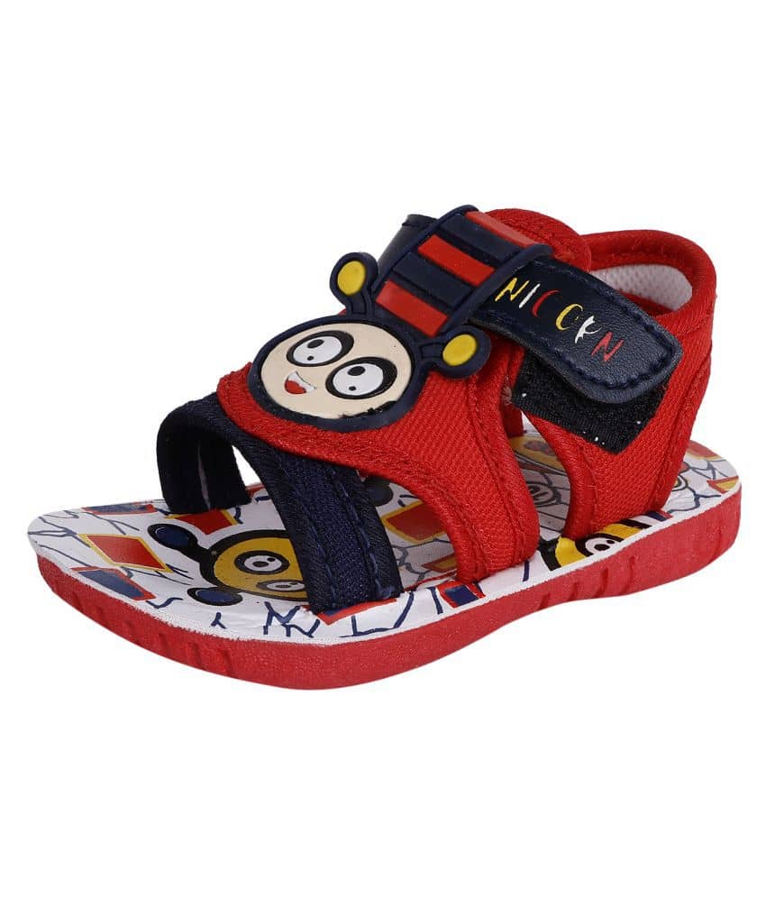 BUNNIES Unisex Kids Chu Chu Sound Musical First Walking Sandals for Baby Boys & Baby Girls for (6 Months to 21 Months)