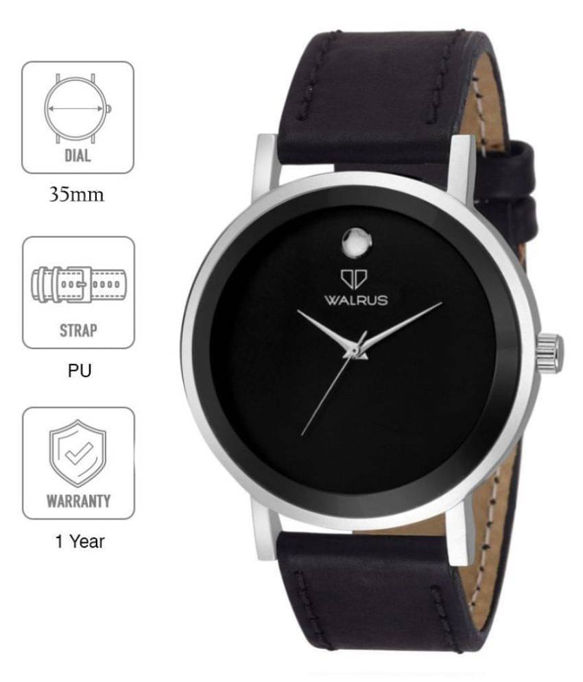     			Walrus Lo-Moon-020207WAS PU Analog Men's Watch