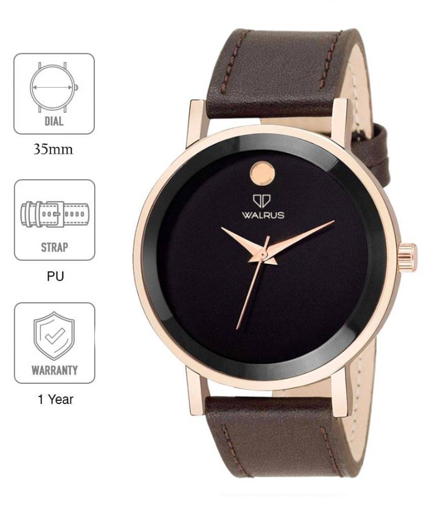     			Walrus Lo-Moon-020905WA PU Analog Men's Watch